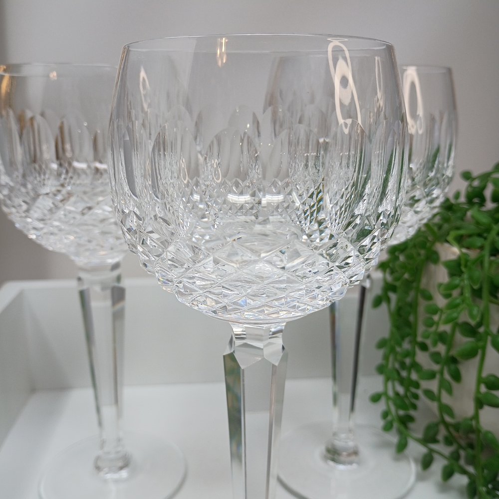 Waterford Crystal Wine Glasses Set Of 3 - Picture 5 of 8